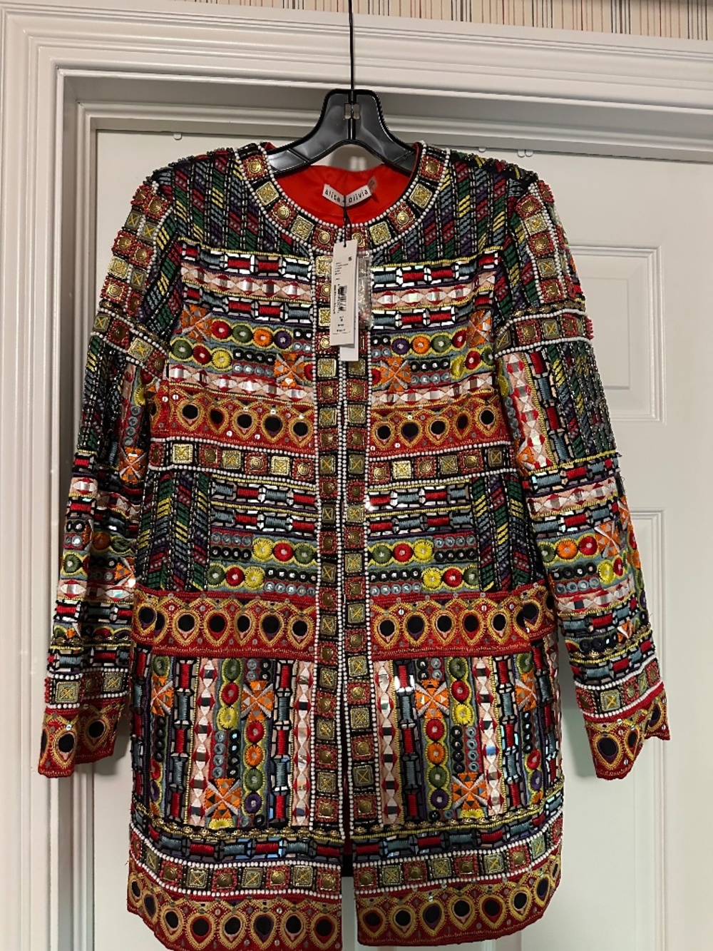 Alice and Olivia embellished jacket. Never worn with origional tags.